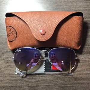 Ray-Ban Aviators (Flash Lens, Lilac Mirror)
